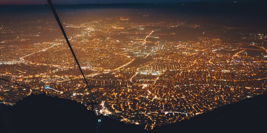 qualification vol de nuit - vue aérienne